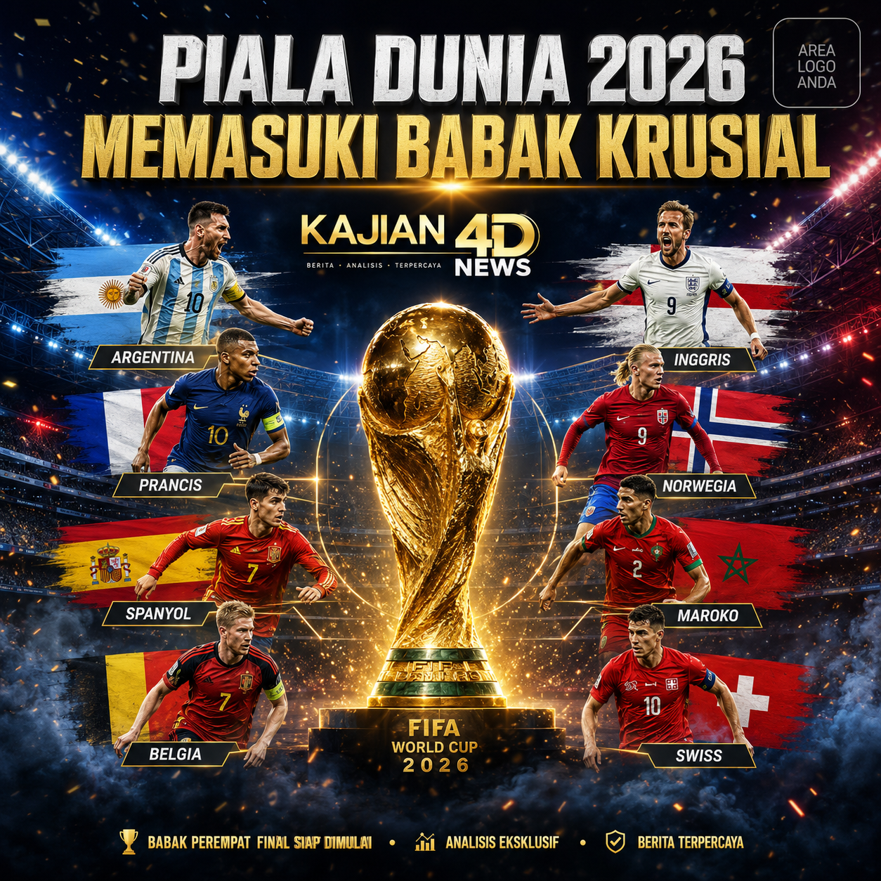 MENUJU EMPAT BESAR! Pertarungan Sengit Piala Dunia 2026 Siap Mengguncang Dunia