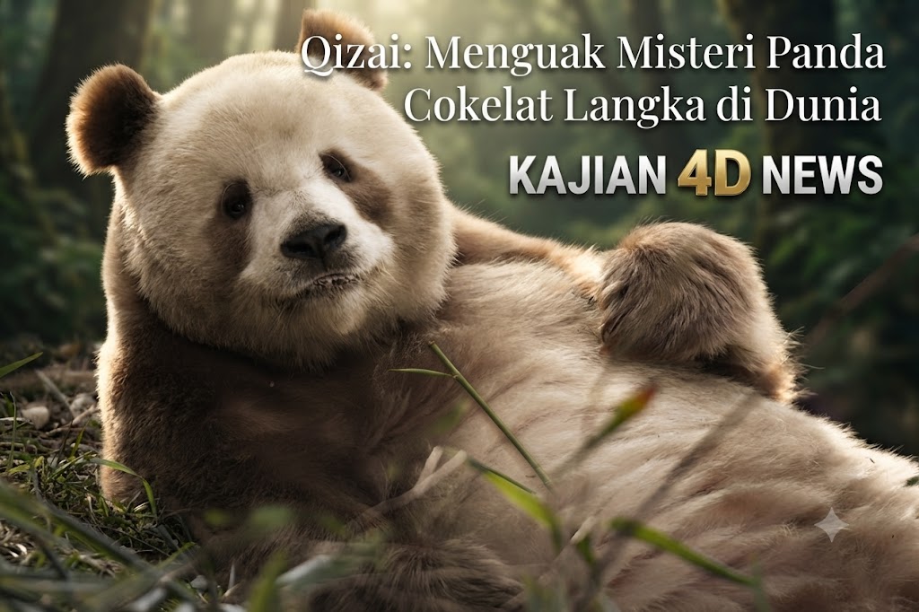 Misteri Qizai: Kisah Panda Cokelat Satu-satunya di Dunia