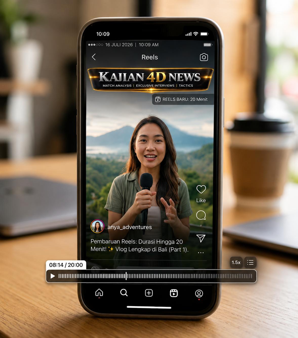 Instagram Reels Update Juli 2026: Durasi Konten Vertikal Kini Tembus 20 Menit!